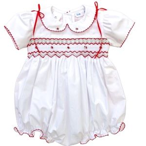 Lulu Bebe Christmas Holly Heirloom Bubble